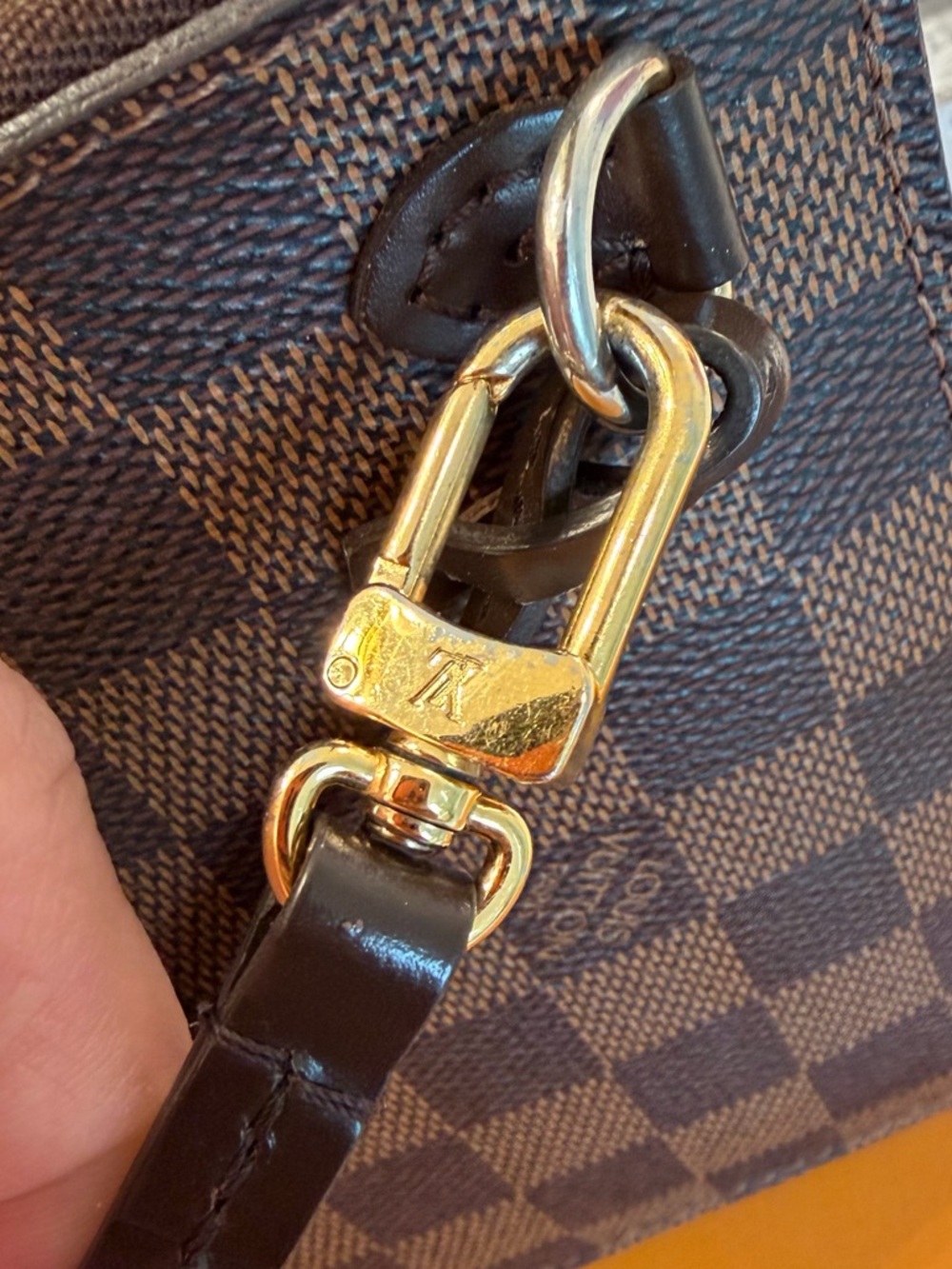 Louis Vuitton Neverfull GM Clutch • Pochette in Damier Ebene - Picture 5 of 9